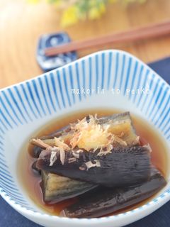 レンジで簡単*茄子のほっとくだけ煮浸し-レシピのメイン写真