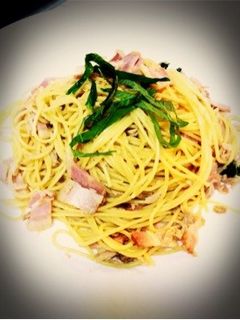 ベーコンツナマヨパスタ-レシピのメイン写真