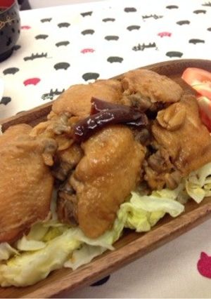 簡単☆手羽先ピリ辛ぽん酢煮☆圧力鍋-レシピのメイン写真
