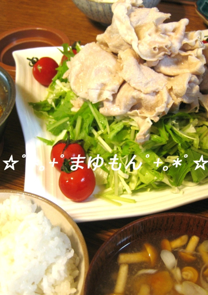 たれも簡単☆冷しゃぶ-レシピのメイン写真