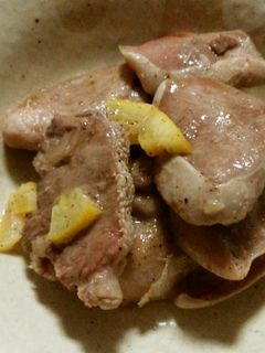 牛タンの塩レモン炒め♪-レシピのメイン写真