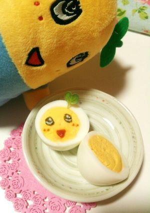 ゆでたまご☆ふなっしー-レシピのメイン写真