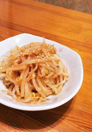 <キムチの素>簡単ピリ辛もやし-レシピのメイン写真