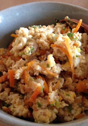 炒り豆腐〜半端材料消費できます-レシピのメイン写真