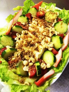 ヘルシーお豆腐サラダ-レシピのメイン写真