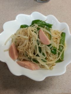 魚ニソともやしのビーフン炒め-レシピのメイン写真