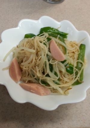 魚ﾆｿともやしのビーフン炒め-レシピのメイン写真