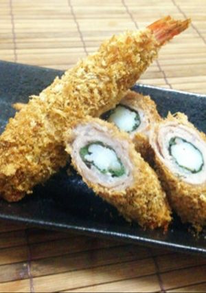ボリュームアップ ‼ 揚げないエビフライ-レシピのメイン写真
