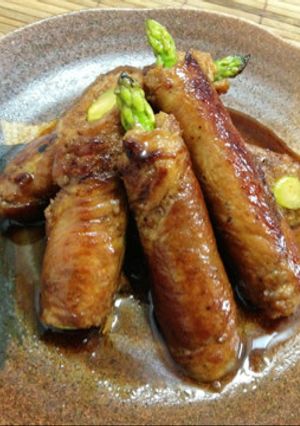 肉好きさんに♪ アスパラ豚つくね 豚肉巻-レシピのメイン写真