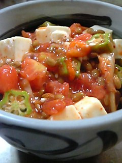 夏の納豆キムチ丼-レシピのメイン写真