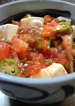 夏の納豆キムチ丼-レシピのメイン写真
