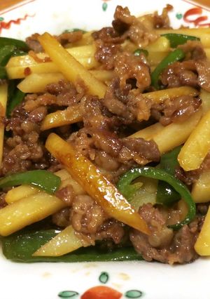 じゃがいもの青椒肉絲（チンジャオロース）-レシピのメイン写真