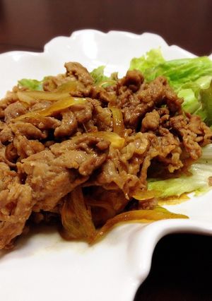 ＊豚コマと玉ねぎ炒め＊-レシピのメイン写真
