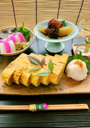 味醂でしっとり！蕎麦屋さんのだし巻き玉子-レシピのメイン写真