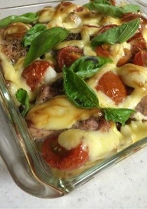 夏野菜と鶏もも肉の簡単マヨネーズグリル-レシピのメイン写真