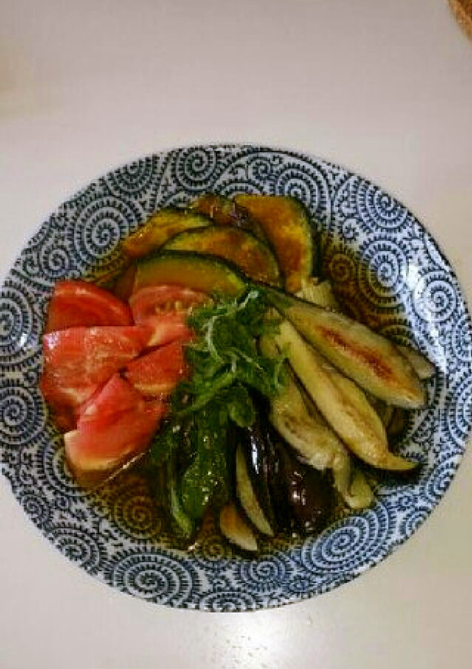 夏野菜の揚げ浸し-レシピのメイン写真