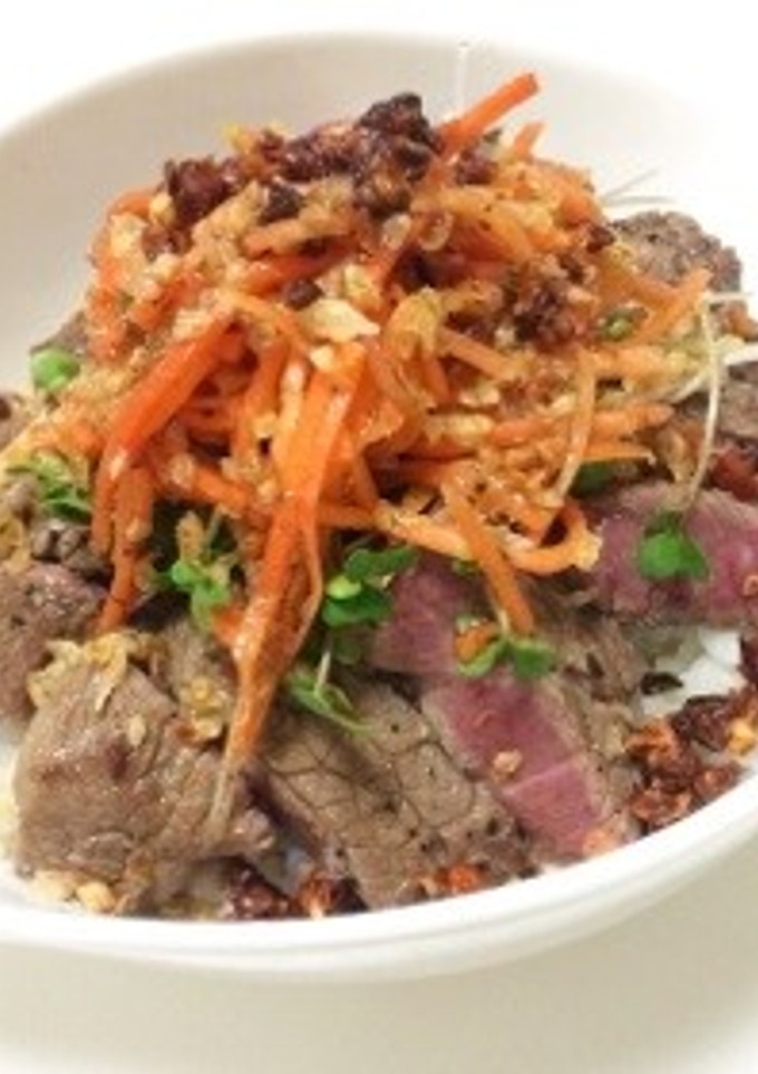ステーキ丼〜イタリア風〜-レシピのメイン写真