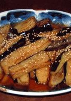 なすびの揚げ煮-レシピのメイン写真