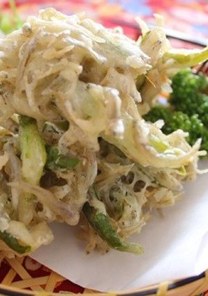 味付け不要！しらすとアスパラの天麩羅-レシピのメイン写真