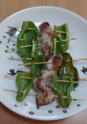 豚バラピーマン串焼き-レシピのメイン写真