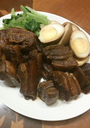 ダイエット中でも食べたい　豚ばらの角煮♪-レシピのメイン写真