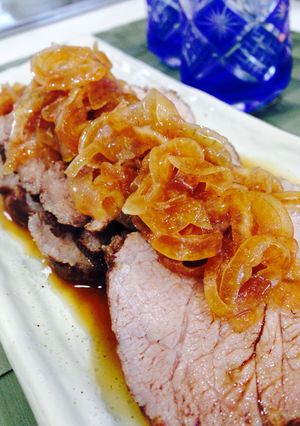 【ベース菜 玉ねぎマリネ】豚肉の紅茶煮-レシピのメイン写真