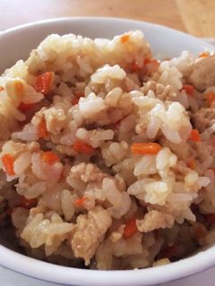 鶏ミンチとゴボウの混ぜご飯-レシピのメイン写真