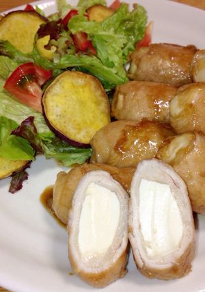 超簡単 豆腐の豚照り焼きロール-レシピのメイン写真