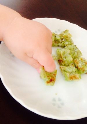 離乳食後期♡手づかみお好み焼き風-レシピのメイン写真