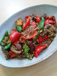 なすとピーマンの麻婆風-レシピのメイン写真