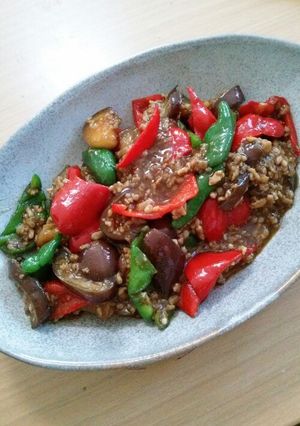 なすとピーマンの麻婆風-レシピのメイン写真