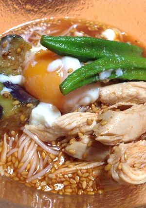 暑い日に♪栄養たっぷりそうめん-レシピのメイン写真