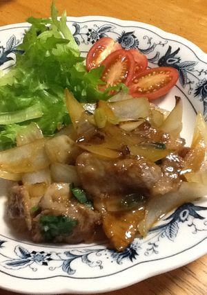 豚肉と玉ねぎの甘酢あえ-レシピのメイン写真