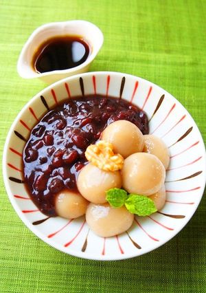 ✿醤油香る～みたらし風白玉入冷やし善哉✿-レシピのメイン写真