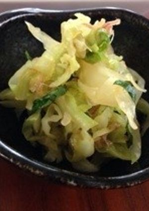 キャベツとみょうがの甘ポン-レシピのメイン写真