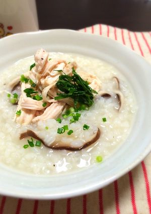 鶏と大葉のさっぱり粥-レシピのメイン写真