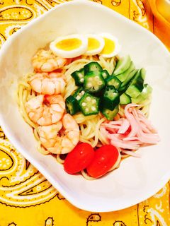簡単☆焼きそば麺で冷やし中華-レシピのメイン写真