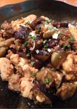 簡単!パパッと茄子の肉味噌炒め-レシピのメイン写真