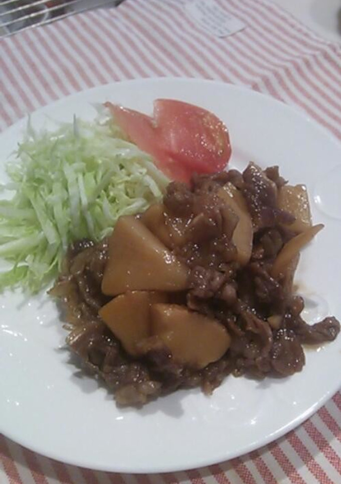 簡単♪おいしい♪牛肉とタケノコ炒め煮-レシピのメイン写真