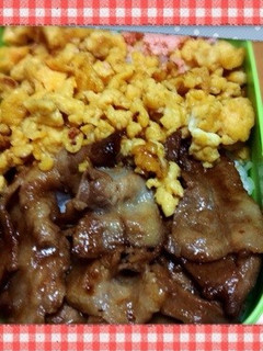 簡単弁当3色丼-レシピのメイン写真