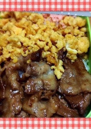 簡単弁当3色丼-レシピのメイン写真