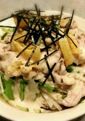 冷しゃぶゴマだれそうめん-レシピのメイン写真