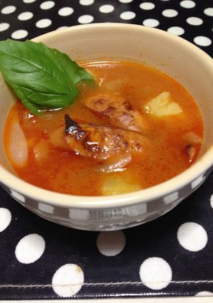 ソーセージ入り♪トマトシチュー-レシピのメイン写真