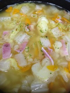 簡単コンソメスープ(カレー)-レシピのメイン写真