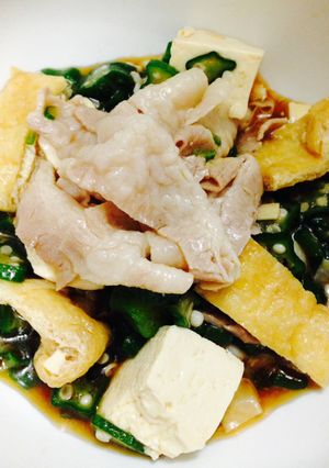 オクラと豆腐の冷しゃぶ-レシピのメイン写真