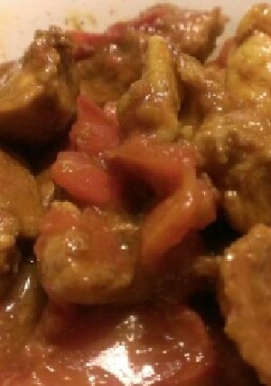 鶏胸肉とトマトのカレー炒め-レシピのメイン写真