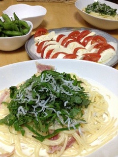 しらすと大葉のクリームパスタ-レシピのメイン写真