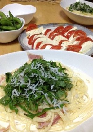 しらすと大葉のクリームパスタ-レシピのメイン写真