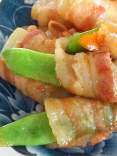モロッコいんげんの豚肉巻き♪-レシピのメイン写真