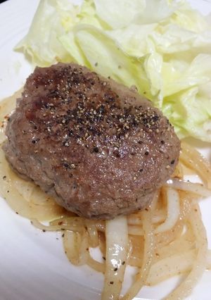 ココスを目指せ!ビーフハンバーグ-レシピのメイン写真